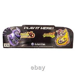 Nintendo Gamecube Retro Store Display Sign 05'(Super Mario Strikers, Pokemon XD)