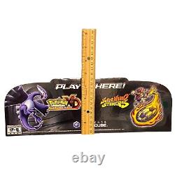 Nintendo Gamecube Retro Store Display Sign 05'(Super Mario Strikers, Pokemon XD)