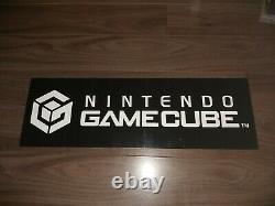 Nintendo Gamecube Sign Store Display Promo RARE Vintage & Original