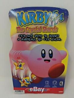 Nintendo N64 Kirby 64 Store Display Sign Standee Promo Promotional VTG