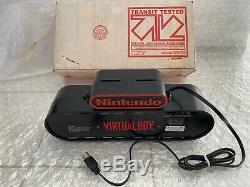 Nintendo Virtual Boy Lighted Sign Store Display Complete CIB NEW Tested