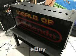 Nintendo World of Nintendo Double Sided Fiber M36A Store Display Sign