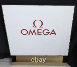 OMEGA watches Sign, store display, doublesided, HEAVY & TALL 35lbs/16kg