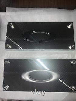 Oakley Logo Metal Display Case Lot Of 2 Branding Display O Logo