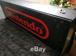 Official Nintendo Superbrite Store Sign NES M37R Dual Side Display Vintage 22912