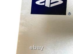 Official PlayStation 2 PS2 Aluminum Metal Store Display Sign Man Cave Rare 24in