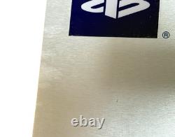 Official PlayStation 2 PS2 Aluminum Metal Store Display Sign Man Cave Rare 24in