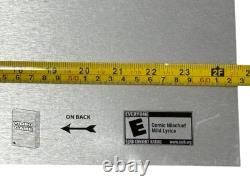 Official PlayStation 2 PS2 Aluminum Metal Store Display Sign Man Cave Rare 24in