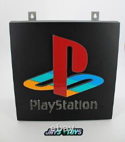 Official Sony PlayStation PS1 Illuminated Logo Retail Store Display Light