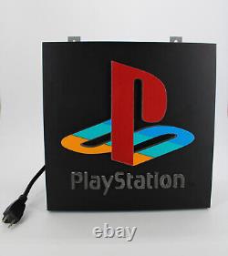 Official Sony PlayStation PS1 Illuminated Logo Retail Store Display Light