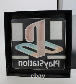 Official Sony PlayStation PS1 Illuminated Logo Retail Store Display Light