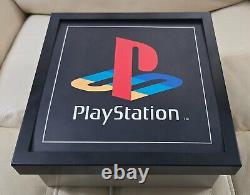 Official Sony PlayStation PS1 Logo Retail Store Display Lighted Sign 1990s Box