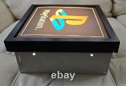 Official Sony PlayStation PS1 Logo Retail Store Display Lighted Sign 1990s Box