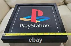 Official Sony PlayStation PS1 Logo Retail Store Display Lighted Sign 1990s Box