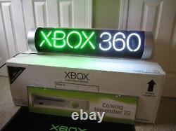 Official XBOX Neon Sign NEW! Made in USA! XBOX 360 Lighted Sign Store Display