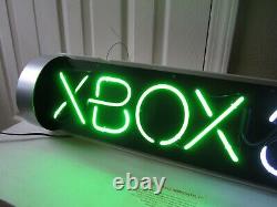 Official XBOX Neon Sign NEW! Made in USA! XBOX 360 Lighted Sign Store Display