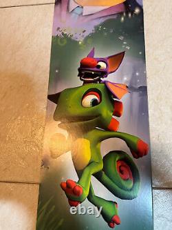 Official Yooka Laylee Large Store Display Sign 39 Inches Tall Used