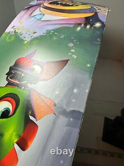 Official Yooka Laylee Large Store Display Sign 39 Inches Tall Used