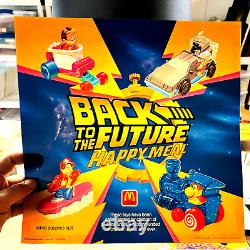 Og 1991 RARE Back to the Future 14 McDonald Translite Display Advertising Sign