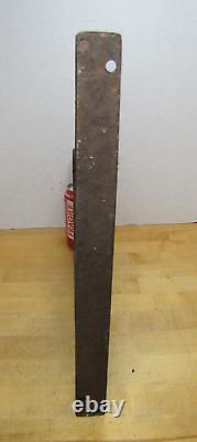 Old Country Store Gas Station Repair Shop Display Metal Ad Sign Hardware Bracket