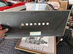 Old Oil O Matic REVERSE PAINTED GLASS Not Porcelain SIGN General Store Display