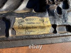 Old Vintage Columbian Pure Manila Rope 3D Actual Sizes Store Display Sign Rare