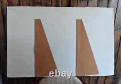 Orig. 1940's BICKMORE GALL SALVE Equine/Horse Easel-Back STORE DISPLAY SIGN