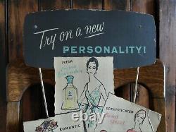Orig. 1950's-60's YARDLEY Of LONDON Metal/Cardboard Perfume Store Display