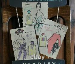 Orig. 1950's-60's YARDLEY Of LONDON Metal/Cardboard Perfume Store Display