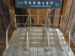 Orig. 1950's-60's YARDLEY Of LONDON Metal/Cardboard Perfume Store Display