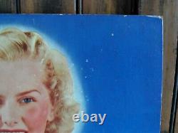 Orig. /Rare! 1938 WISE POTATO CHIP COMPANY Easel-Back Store Display Sign