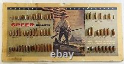 Original 1967 Speer Bullet Cartridge Display Board Minute Man ONLY 1500 MADE HTF