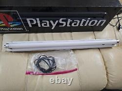 Original 1990s Playstation Store Display double sided Sign with LED retrofit RARE
