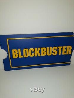 Original Blockbuster Video Display Sign from Classic Blockbuster chain store