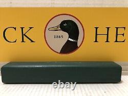 Original DUCK HEAD Clothing Store Display Shelf Sign with Wood Base 1865 Logo