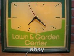 Original HONDA LAWN & GARDEN CENTER Advertising Store Display Sign Clock