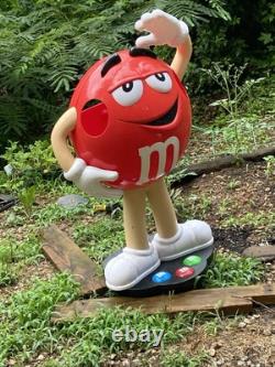 Original M&M Store Display Character Stands Excellent Condition. 1 Red 2 Blue