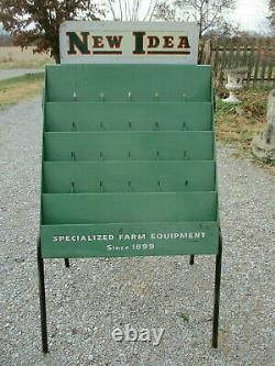 Original Rare Large Vintage New Idea Farm Equipment Dealer Brochure Display