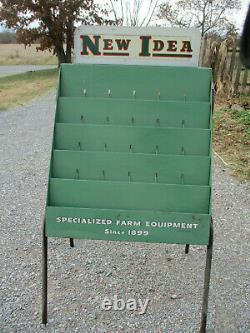 Original Rare Large Vintage New Idea Farm Equipment Dealer Brochure Display