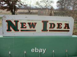 Original Rare Large Vintage New Idea Farm Equipment Dealer Brochure Display