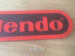 Original Retro Games Store Display Advertising Sign Nintendo NES Super Rare