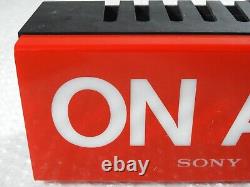 Original Sony ON AIR Sign Lamp Novelty Rare Display Store Fixtures Illumination