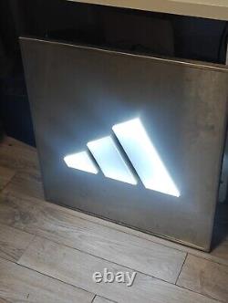 Original Store Display Adidas Metal Collector Sign TESTED! NO POWER CABLE