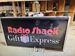 Original Store Used Radio Shack Indoor Display Sign Plastic