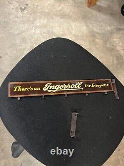 Original There's An Ingersoll For Everyone Pocket Watch Display Advertising Sign