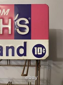 Original Vintage Brach's Candyland Candy Rack Metal Display Store Stand Sign