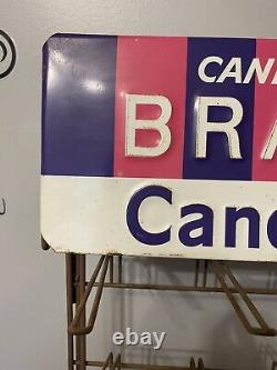 Original Vintage Brach's Candyland Candy Rack Metal Display Store Stand Sign