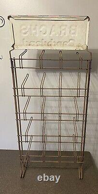 Original Vintage Brach's Candyland Candy Rack Metal Display Store Stand Sign