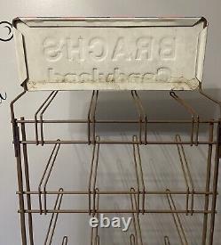 Original Vintage Brach's Candyland Candy Rack Metal Display Store Stand Sign