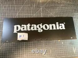 PATAGONIA 2 sided Advertizing Display Sign from A16 Outfitter's 20x6-3/4